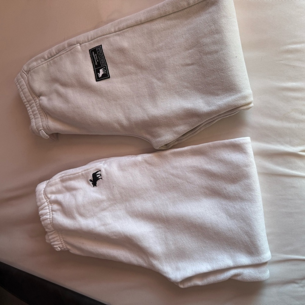 Abercrombie Kids White Joggers